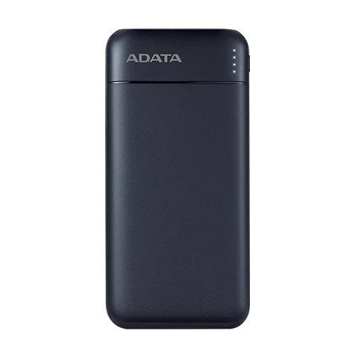 ADATA C100 Power Bank - 10000mAh - 20W PD/QC - 3 Outputs (USB-C & 2x USB-A) - Black
