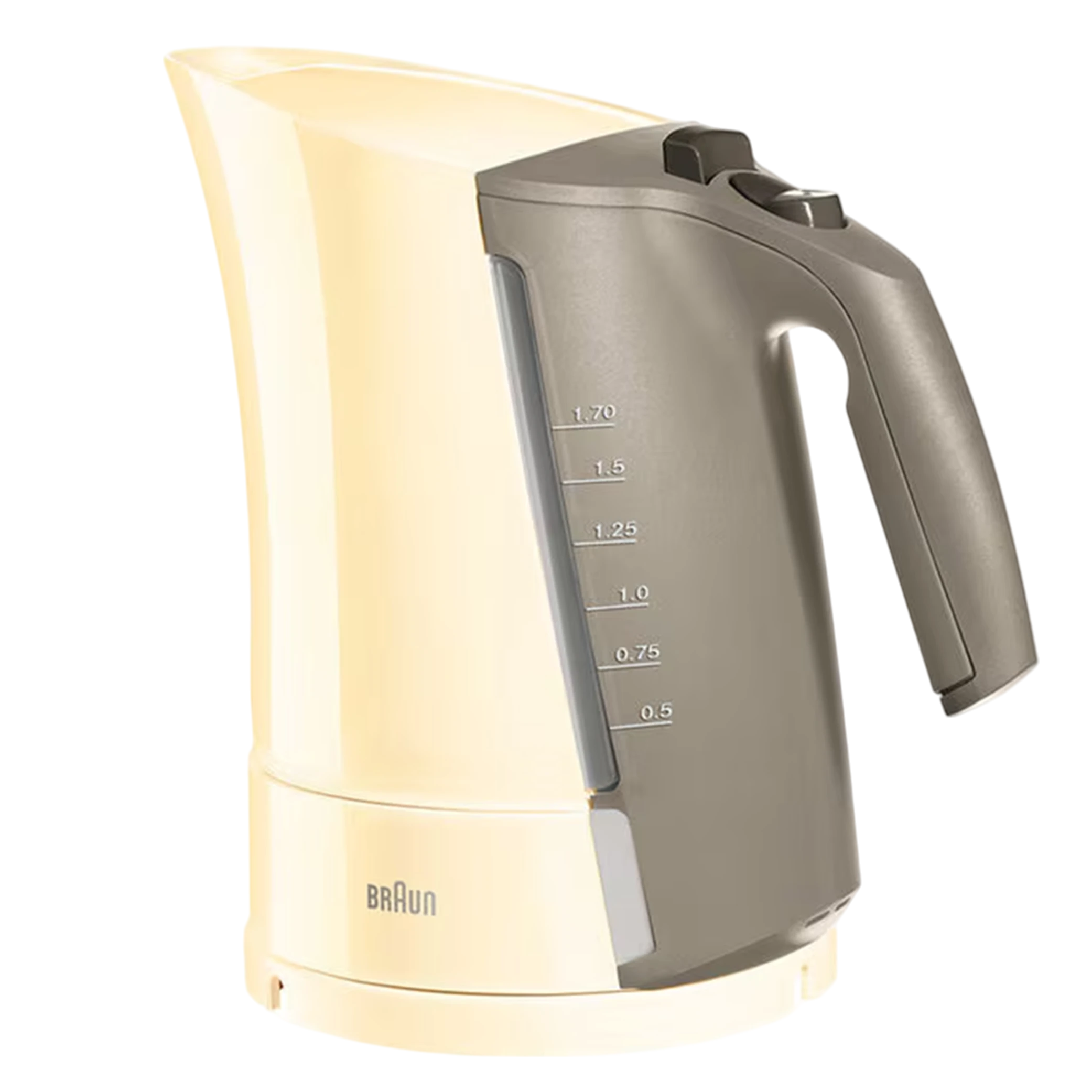Braun MultiQuick 3 Kettle WK300 - 2200W RapidBoil System - 1.7L Capacity - 4-Way Safety System - 360° Rotating Base - Cream