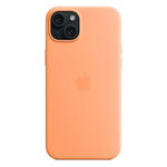 Apple iPhone 15 Plus Silicone Case - MagSafe Protective Case - Soft-Touch Exterior with Microfiber Lining - Drop and Scratch Resistance