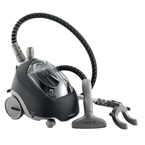 Kenwood Standing Garment Steamer GSP65.500BK - 1500W Power - 2L Water Tank - 45-Second Heat-Up - Telescopic Pole & Folding Hanger - Black