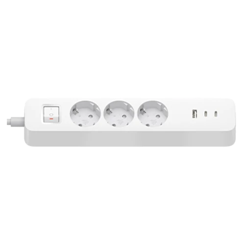 Xiaomi Power Strip 20W - 1 USB-A & 2 USB-C Ports - 750°C Flame Retardant - White