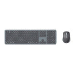 Hama WKM-550 Multi-Device Keyboard and Mouse Set - 100% Full Size - Scissor - Wireless Connectivity - QWERTY Gulf Layout