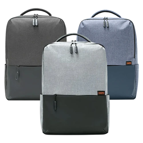 Xiaomi Commuter Backpack Holds - Shockproof Laptop Pocket - Up to 15.6 Inch - Water-Resistant Fabric - Slim Design
