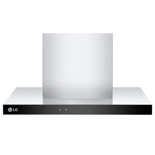 LG 60cm Built In Cooker Hood HC7Z2425S - Touch Glass Control - Powerful Suction Motor 830 m³/h - 3 Speeds & Power Boost Mode - 60 cm Width Size - Dual LED Lighting - Silver