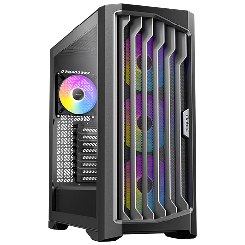 Antec Performance 1 FT ARGB Full-Tower PC Gaming Case - Temperature Display - Up to 10 Fans x 120mm - Black