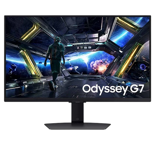 Samsung Odyssey G7 G70D Smart Gaming Monitor - 4K UHD - IPS - 144Hz and 1ms GtG - G-Sync Compatible - Black