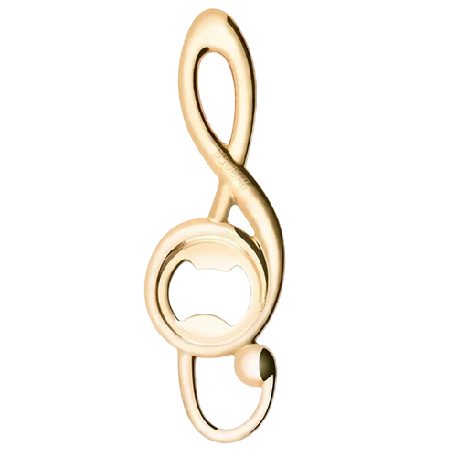 Bugatti Sound Bottle Opener Gold 24KT 34-7080DR - Gold