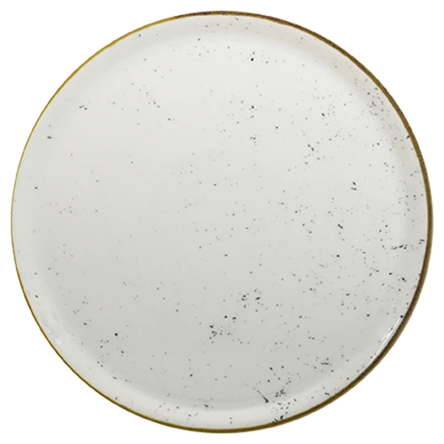 Saturnia Siviglia Stains Porcelain Dinner Plate Piano 28 cm - White