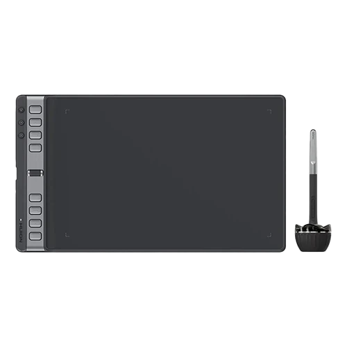 Huion Inspiroy H1061P Drawing Tablet With 12 Programmable Keys - Black