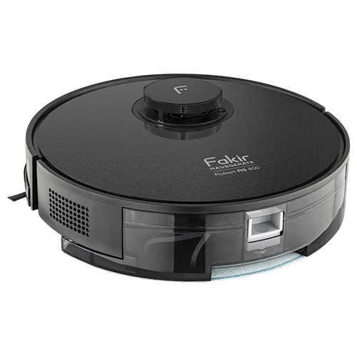 Fakir Robert RS 800 Robotic Vacuum Cleaner - 8000 Pa Extreme Suction - 2-in-1 Vacuum & Mopping - LiDAR Laser Navigation - HEPA Filtration - Black