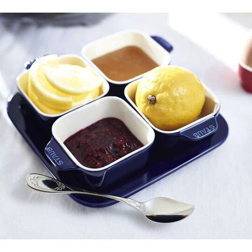 Zwilling Staub Ceramique 5 Pieces Square Ceramic Appetiser Set - Cherry