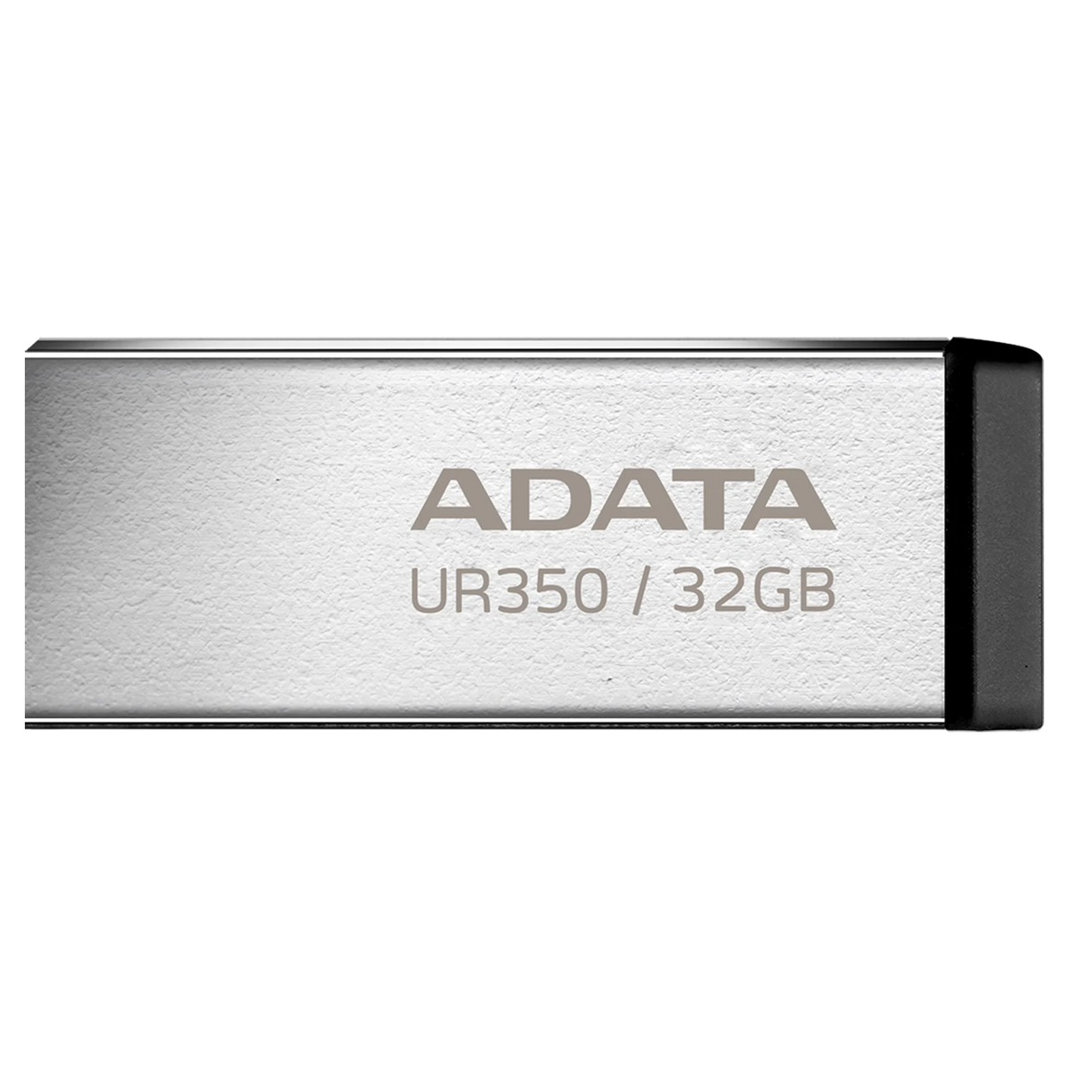 Adata USB Flash Drive UR350 - 32GB Capacity - USB 3.2 Gen1 Interface - Up to 100MB/s Read Speed - Capless Metal Design - Multiple Storage Capacities - Black