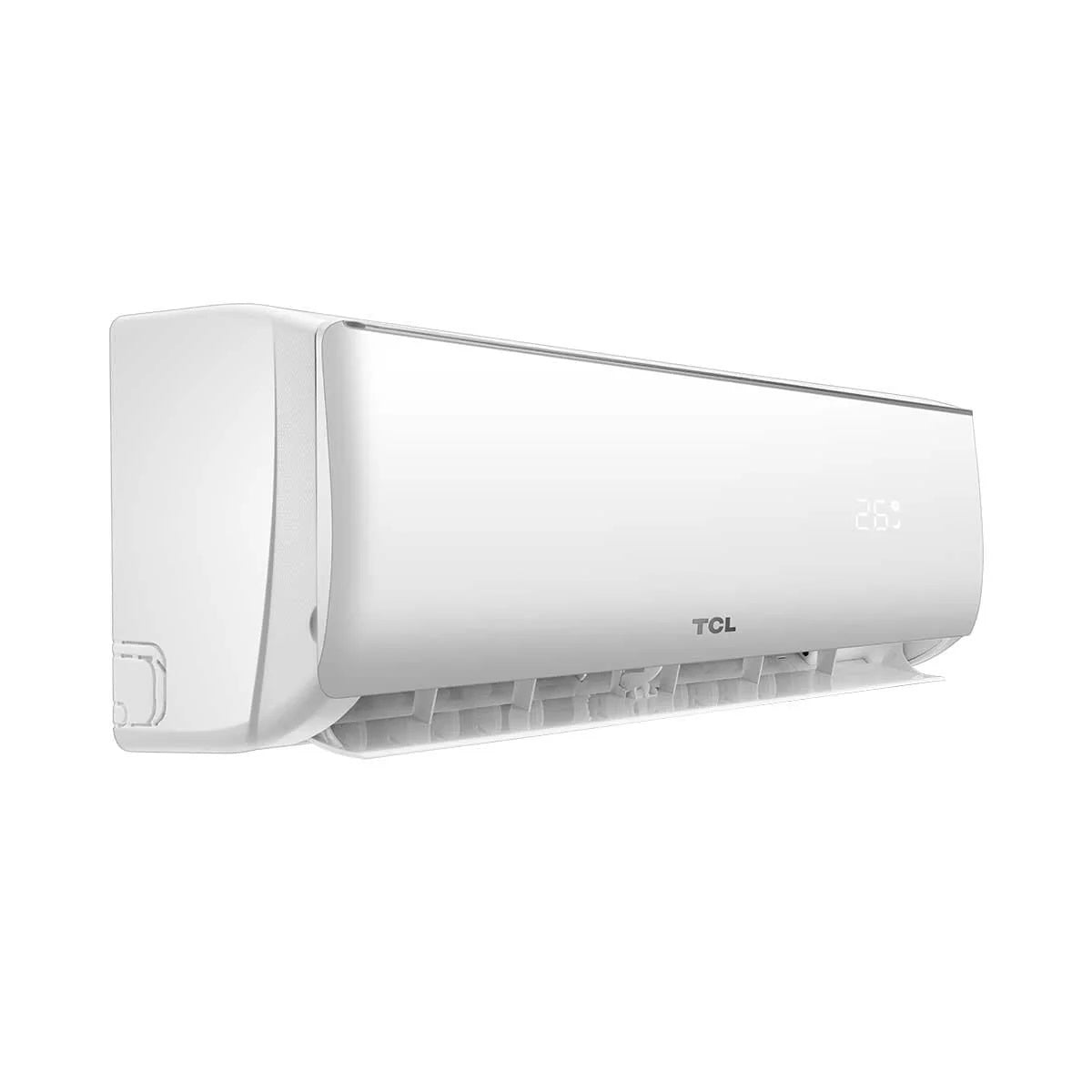 TCL Wall Mount Air Conditioner TAC-CHSA/KCI - Cooling Heating - Inverter Technology - Ampere Control - Eco-Friendly Gas - T3 Tropical Compressor - White