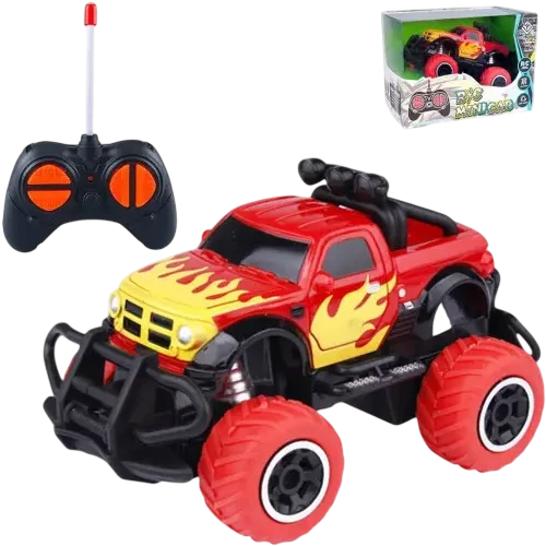 Yp Toys Off-Road Remote Control Car for Kids Aged 3-9 - Ideal Gift - Long Control Range - Strong and Durable - Red