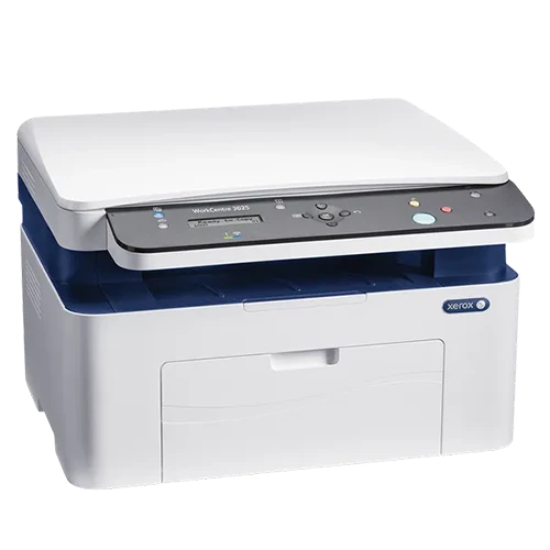 Xerox Printer WC3025 Black and White Multifunction Printer - Wi-Fi Connectivity - Energy Efficient - 20 PPM Print Speed - White