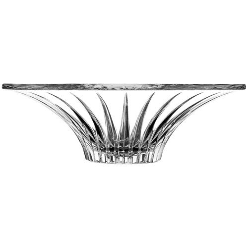 RCR Glass Model Timeless Crystal Centerpiece Dimeter 32 cm and Hight 10.2 cm - Transparent