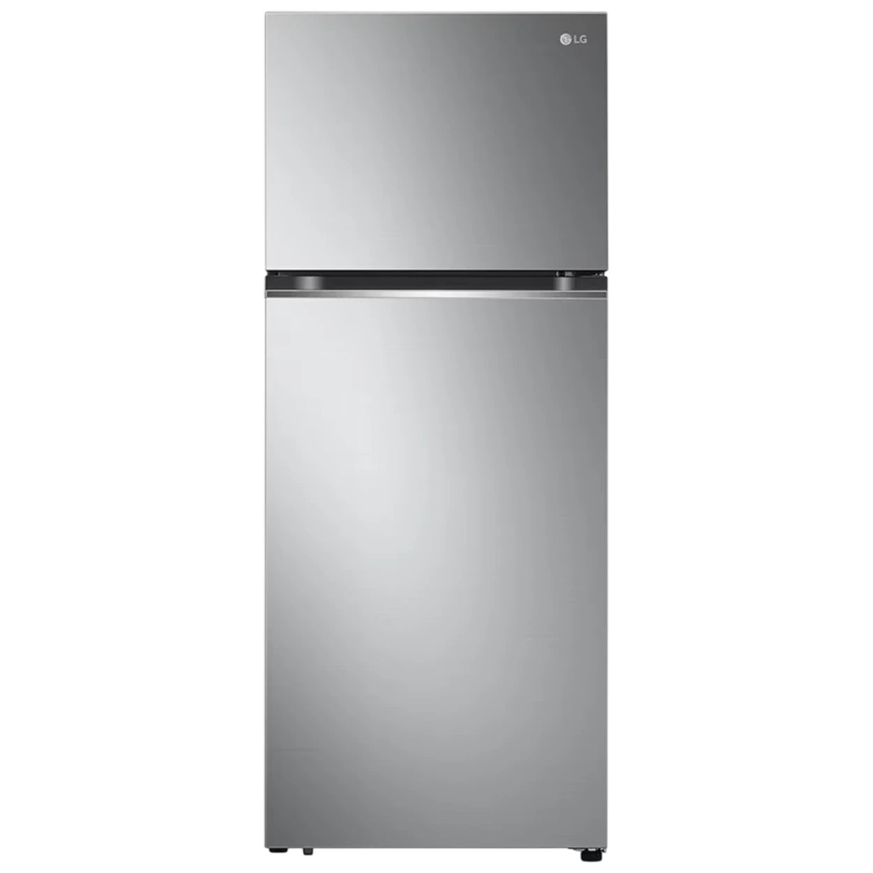 LG Top Mount Refrigerator GNB-582GVLP - 15 ft. Capacity - Smart Inverter Compressor - LinearCooling Technology - Door Cooling+ Technology - Multi-Air Flow System - Fresh-0 Zone & Tempered Glass Shelves - Silver