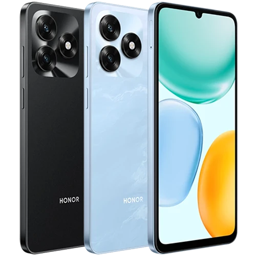 Honor X5c Smartphone Dual Sim 4/64 GB - HD+ 90Hz Display - 13MP AI Camera- 5260mAh Battery- MediaTek Helio G81 Processor