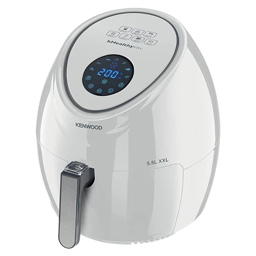 Kenwood Digital Air Fryer XXL 5.5L HFP50.000WH - 1800W - 7 Preset Programs - Rapid Hot Air Technology - White