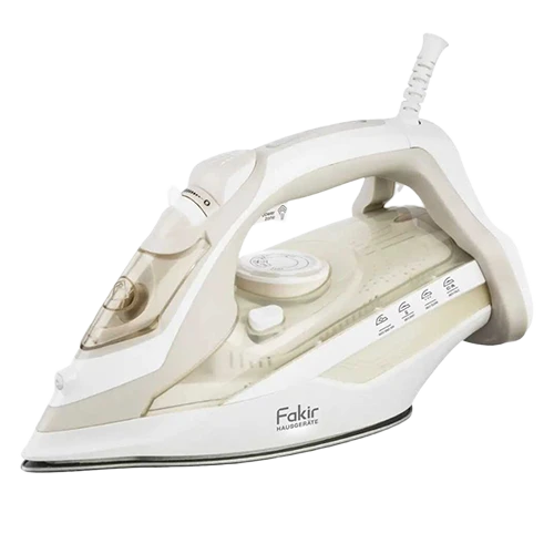 Fakir Valens Steam Iron - 2800W Power - 0.48 L Water Tank - 150g/min Steam Boost - Ceramic Soleplate - 3-Meter Cord - Beige