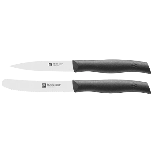 Zwilling Twin Grip 2 Pieces Knife Set - Black