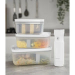 Zwilling Fresh and Save Vacuum Plastic Lunch Box - Transparent-Grey