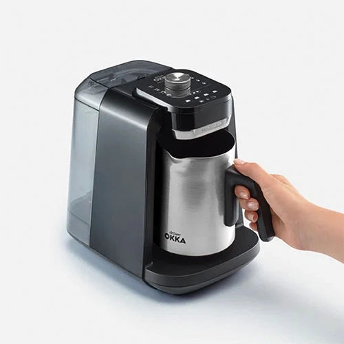 Arzum Coffee Machine OK0038CR Okka Rich Pro Plus - 700 W - Multiple Brewing Modes - Smart Design - Milk Frother - 1.3 L Capacity