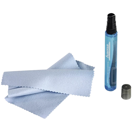 Hama Screen Cleaner Kit 9586 - Capacity 15 ml - High-Quality Microfiber Cloth Included - Versatile Compatibility - Transparent