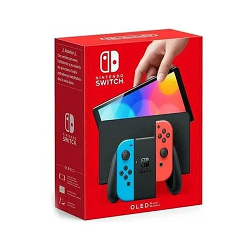 Nintendo Switch OLED Model - 64GB - 7 Inch OLED Screen - Wired LAN Port - Seamless Transition Modes