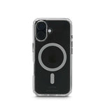 Hama Extreme Protect Magnetic Case - iPhone 16 Protective Cover - Military-Grade D3O Impact Protection - 3.5m Drop Tested & MagSafe Compatible - Transparent