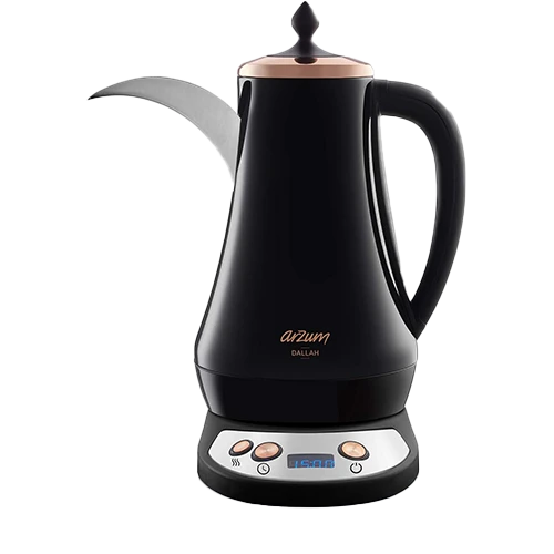 Arzum Dallah Coffee Maker AR3070 -  1.3 L - 1300 W - Anti-Spill Design - Keep-Warm Function - Anti-Spill Design - Black