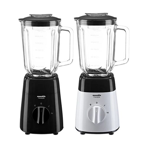 Moonlife Friendlylife Blender MF322 - Powerful Motor 500W - 2 Speeds - 1.5 Liters Capacity Jar