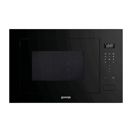 Gorenje Built-in Microwave Oven BM251S7XG - 900 W Power - 25 L Capacity - 10 Preinstalled Programs - Defrost by Time or Weight - Black