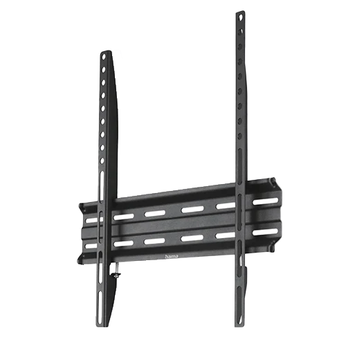 Hama TV Wall Bracket Rigid 220809 - Strong Steel Frame - Up to 65 Inch - Universal Compatibility - Space-saving style - Black