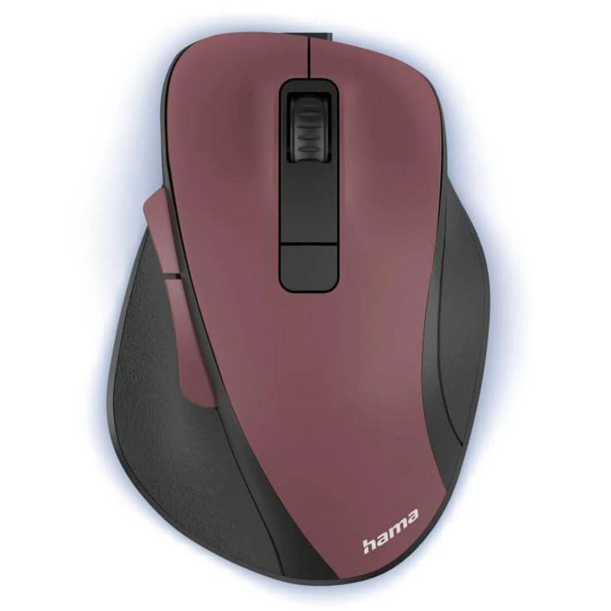 Hama MW-500 Recharge Optical Mouse - 1600 DPI - Wireless - Ergonomic Design