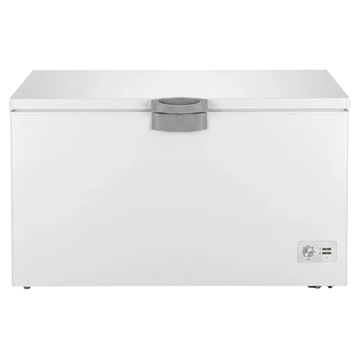 Whirlpool Large Chest Freezer WCF467WIR - 451 L Total Capacity - Direct Cooling System - Counterbalanced Lid -Removable Wire Basket - Mechanical Rotary Controls -  White