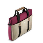 Hama Silvan Laptop Bag - Padded Laptop Compartment - Spacious Front Pocket - Trolley Strap