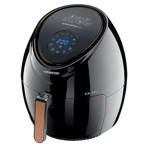 Kenwood Digital Air Fryer HFP50.000BK 5.5L - 1800 W - Rapid Hot Air Circulation - Touch Screen Display - Black