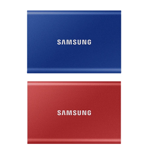 Samsung Portable T7 SSD - 1TB - USB 3.2 Gen 2 - Up to 1,050 MB/s Read and 1,000 MB/s Write