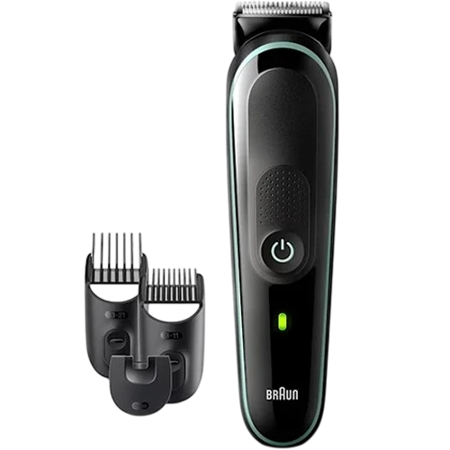 Braun 8-in-1 Style Kit Series 3 MGK3441 - Trims, Styles, and Clips Beard, Hair, Ears and Nose with Ultra-Sharp Blade - Black