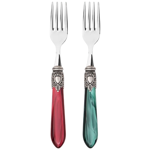 Bugatti Cutleries Oxford Old Silverplated Ring Dessert and Salad Fork