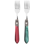 Bugatti Cutleries Oxford Old Silverplated Ring Dessert and Salad Fork