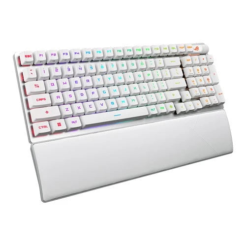Asus ROG Strix Scope II 96 RX Wireless Gaming Keyboard - 96% - ROG RX Optical - Tri-Mode Wireless - Multi-Function Controls