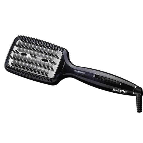 Babyliss HSB101E 3D Liss Brush – Heated Straightening Brush – Ionic Technology – 3D Bristle Design – Adjustable Temperature – Black