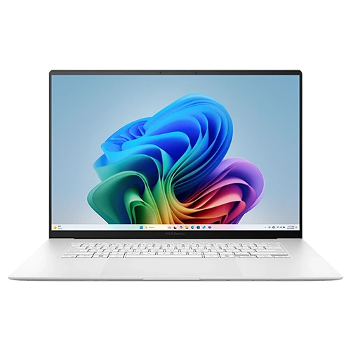 لابتوب أسوس زينبوك إس 16 كوبيلوت+PC موديل UM5606WA-RJ263W - معالج AMD رايزن AI 9 HX 370 - رام 32 غيغابايت - هارد SSD بسعة 2 تيرابايت - معالج رسومات مشترك - شاشة OLED مقاس 16 إنج بدقة 3K ومعدل تحديث 120 هرتز - نظام تشغيل ويندوز 11 - أبيض سكندنافي