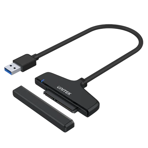 Unitek SmartLink Manta USB 3.0 to 2.5" SATA III Adapter Y-1096 - High-Speed Data Transfer - Auto Sleep Mode - Black