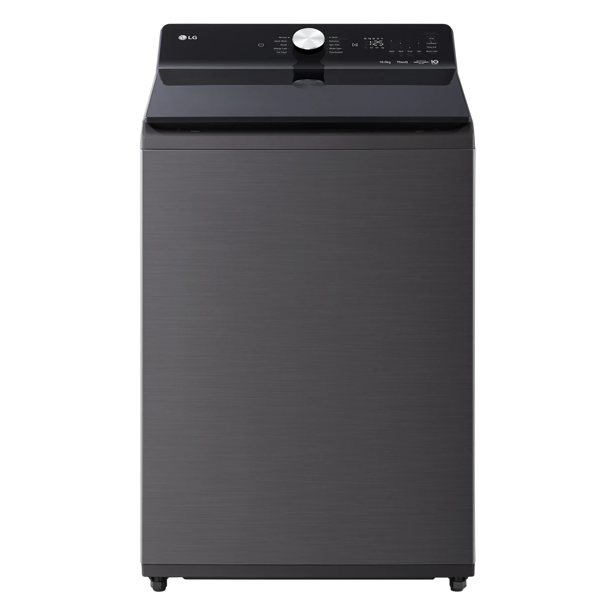 LG Top Load Washing Machine T21X2EHHTPA - 21 Kg Capacity - Inverter Direct Drive Motor - AI DD Intelligent Fabric Care - 6 Motion Technology - TurboWash Technology - TurboDrum & Jet Spray - Platinum Black
