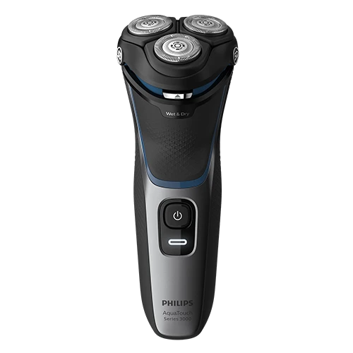 Philips Shaver Series 3000 S3122/50 - Fresh Shave with 5D Pivot & Flex Heads and ComfortCut Blade System - Shiny Black