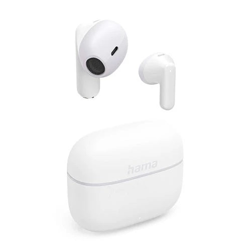 Hama Freedom Light II Bluetooth Headphones With True Wireless Stereo Earbuds and Voice Control - 20 Hour Battery Life - Built-In Microphone