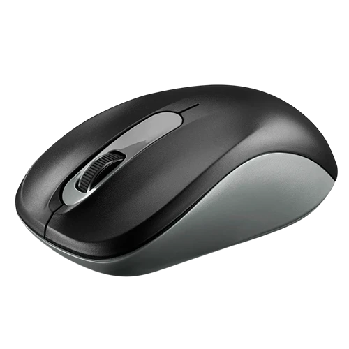 Hama AMW-200 Optical Wireless Mouse 134960 - 1600 DPI - 3 Buttons - Symmetrical Design - Anthracite/Black